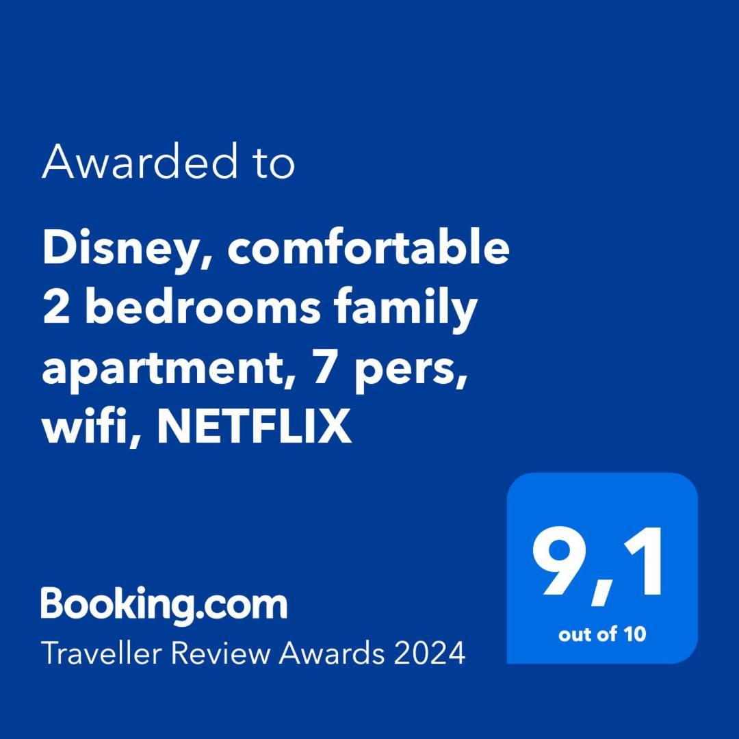 Disney, Comfortable 2 Bedrooms Family Apartment, 7 Pers, Wifi, Netflix Шеси Екстериор снимка